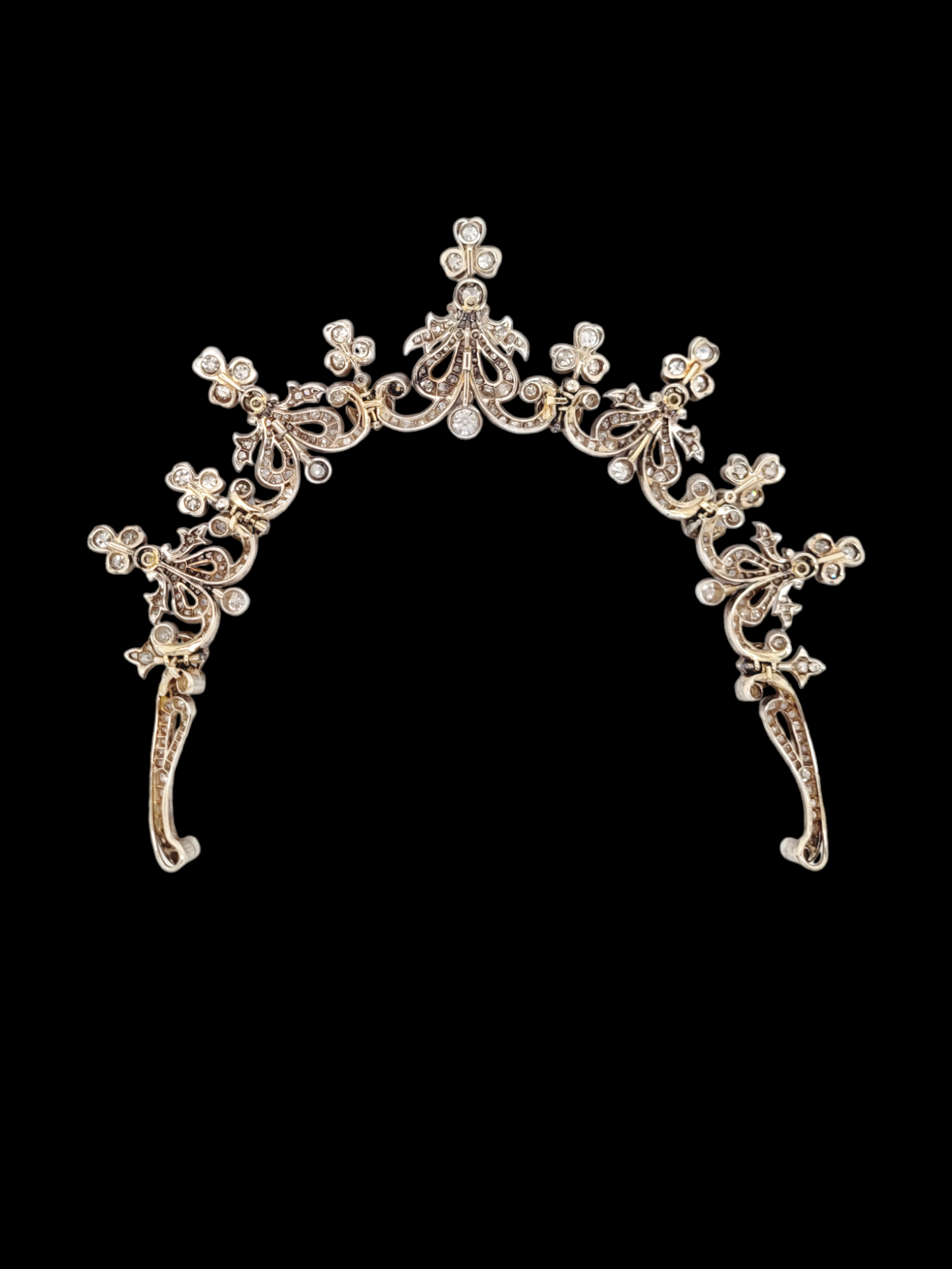 Antique old mine cut diamond tiara
SKU: 7549