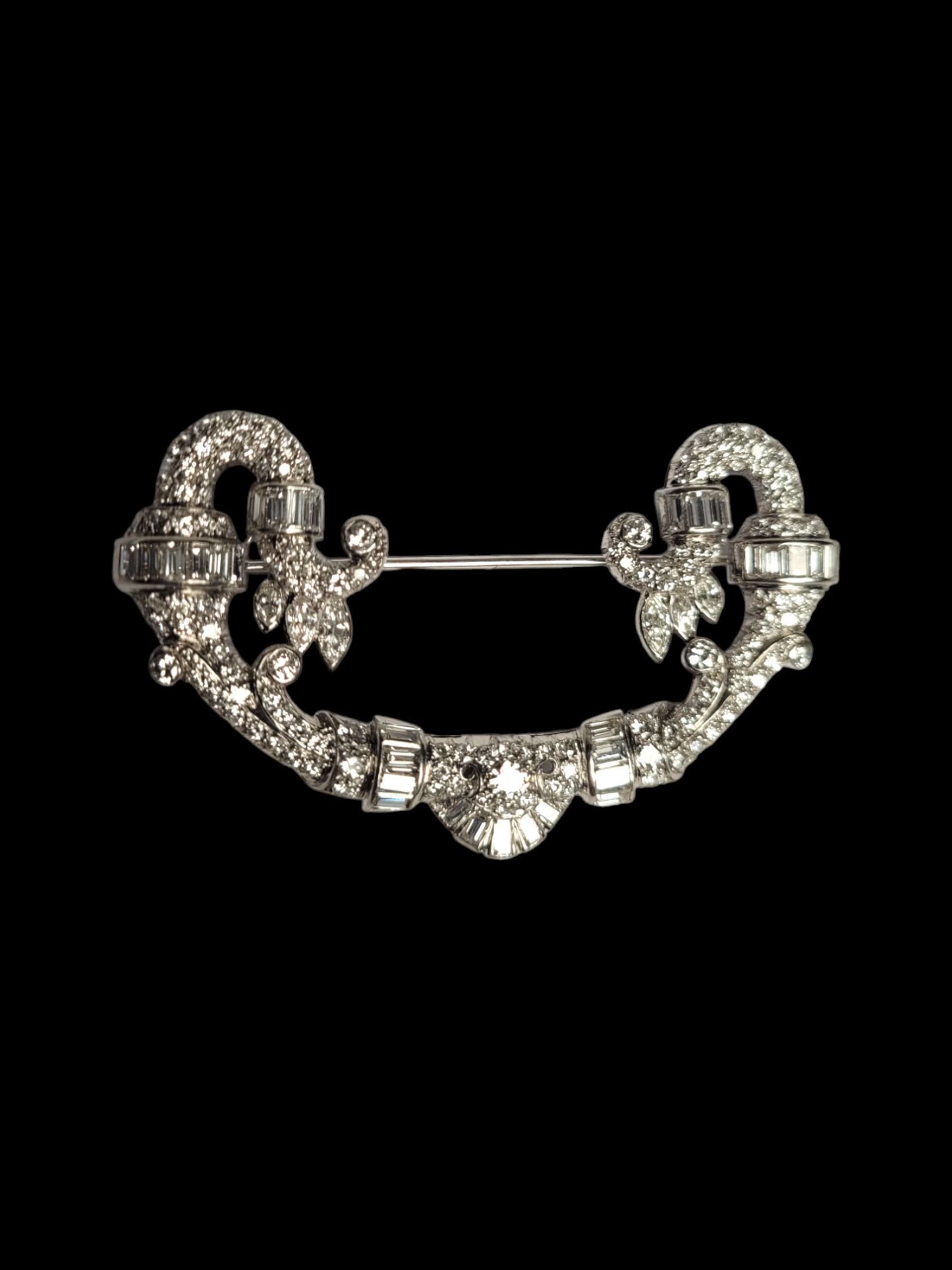 Rare Transforming Art deco diamond diamond Giardinetti brooch
SKU: 7580