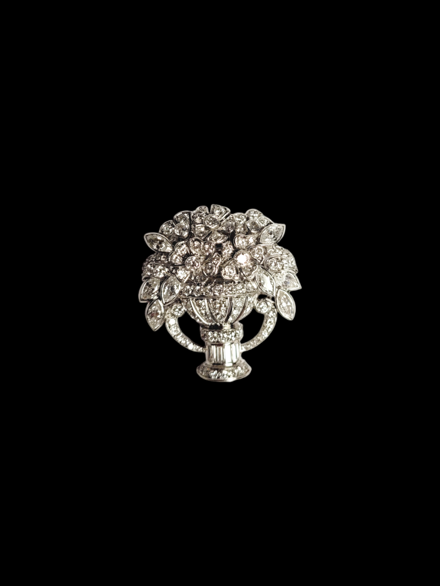 Rare Transforming Art deco diamond diamond Giardinetti brooch
SKU: 7580