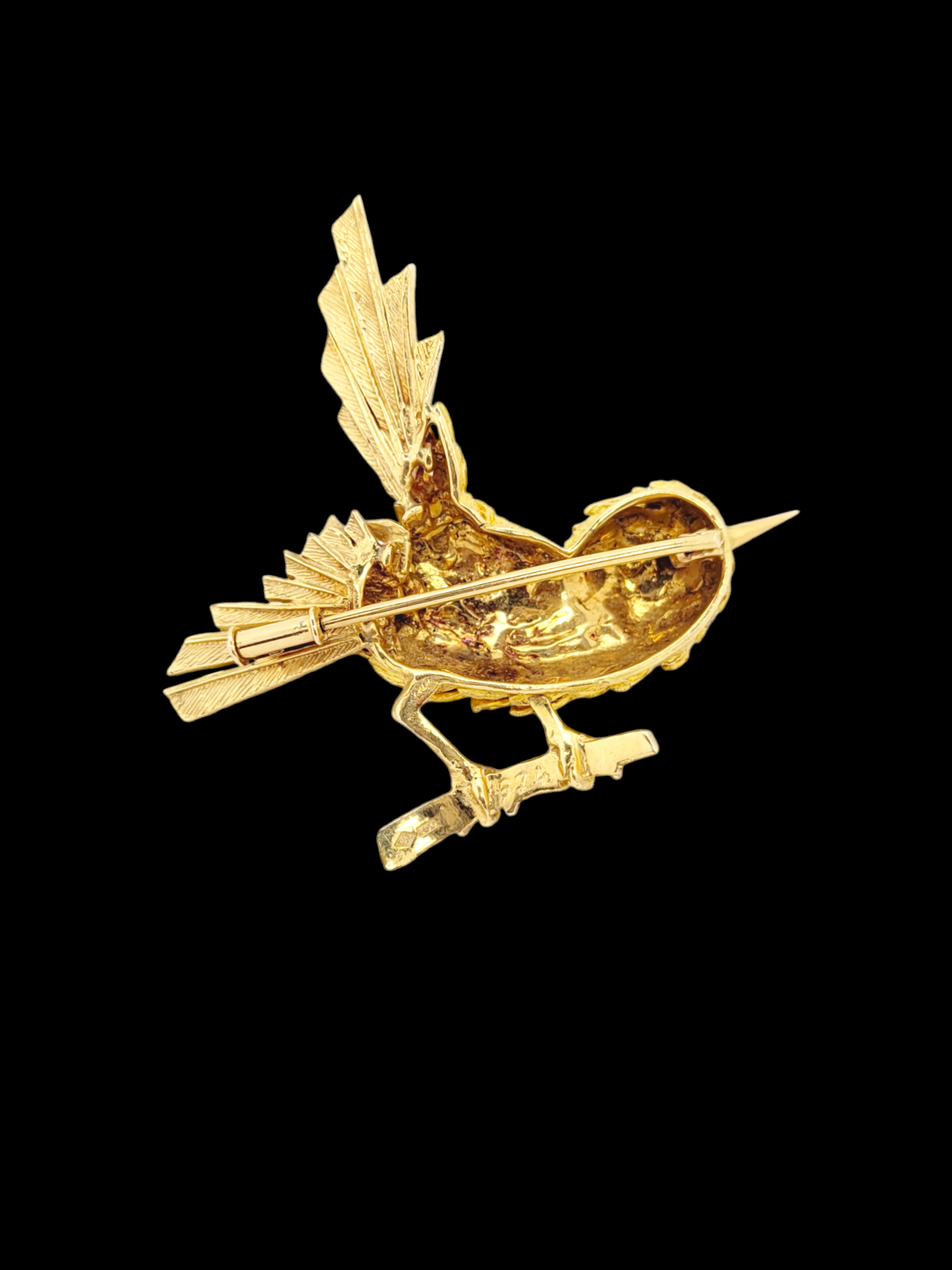 Quality 1960's vintage cute bird 18ct gold brooch
SKU: 7605
