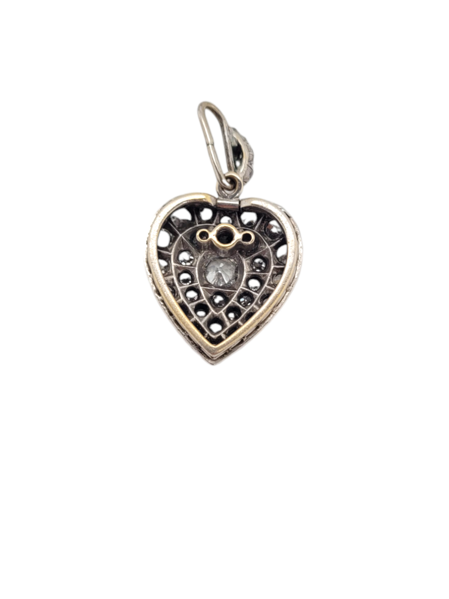 Antique diamond heart pendant
SKU: 7617