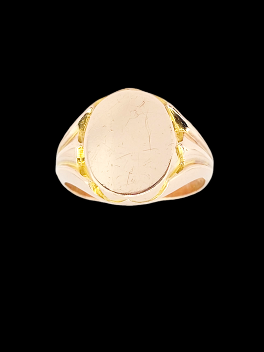 Vintage heavy 9ct gold signet ring
SKU: 7630