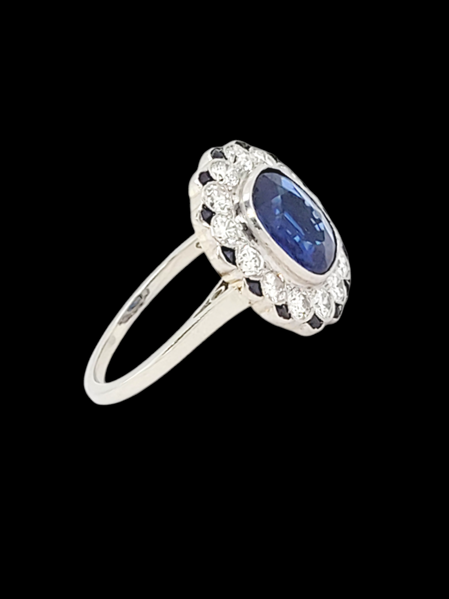 Vintage art deco sapphire and diamond engagement ring
SKU: 7647