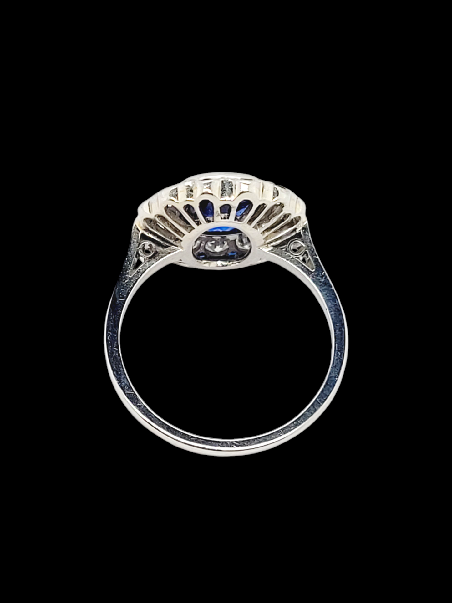 Vintage art deco sapphire and diamond engagement ring
SKU: 7647
