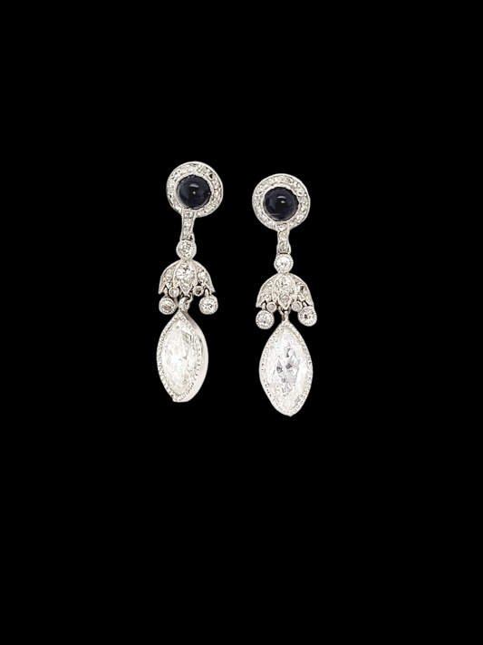 Art deco diamond drop earrings
SKU: 7673