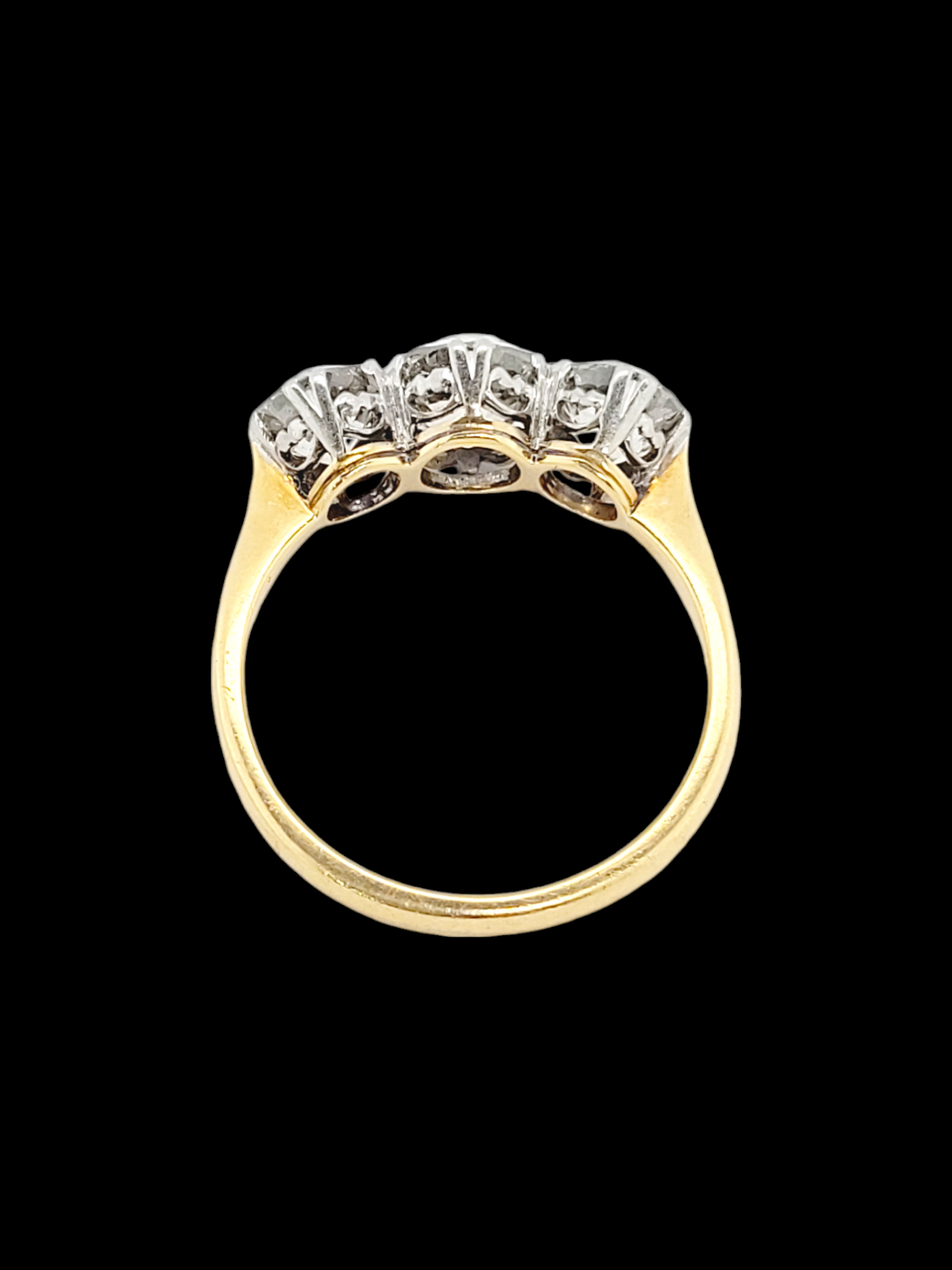 Antique Edwardian old cut diamond trilogy engagement ring
SKU: 7686