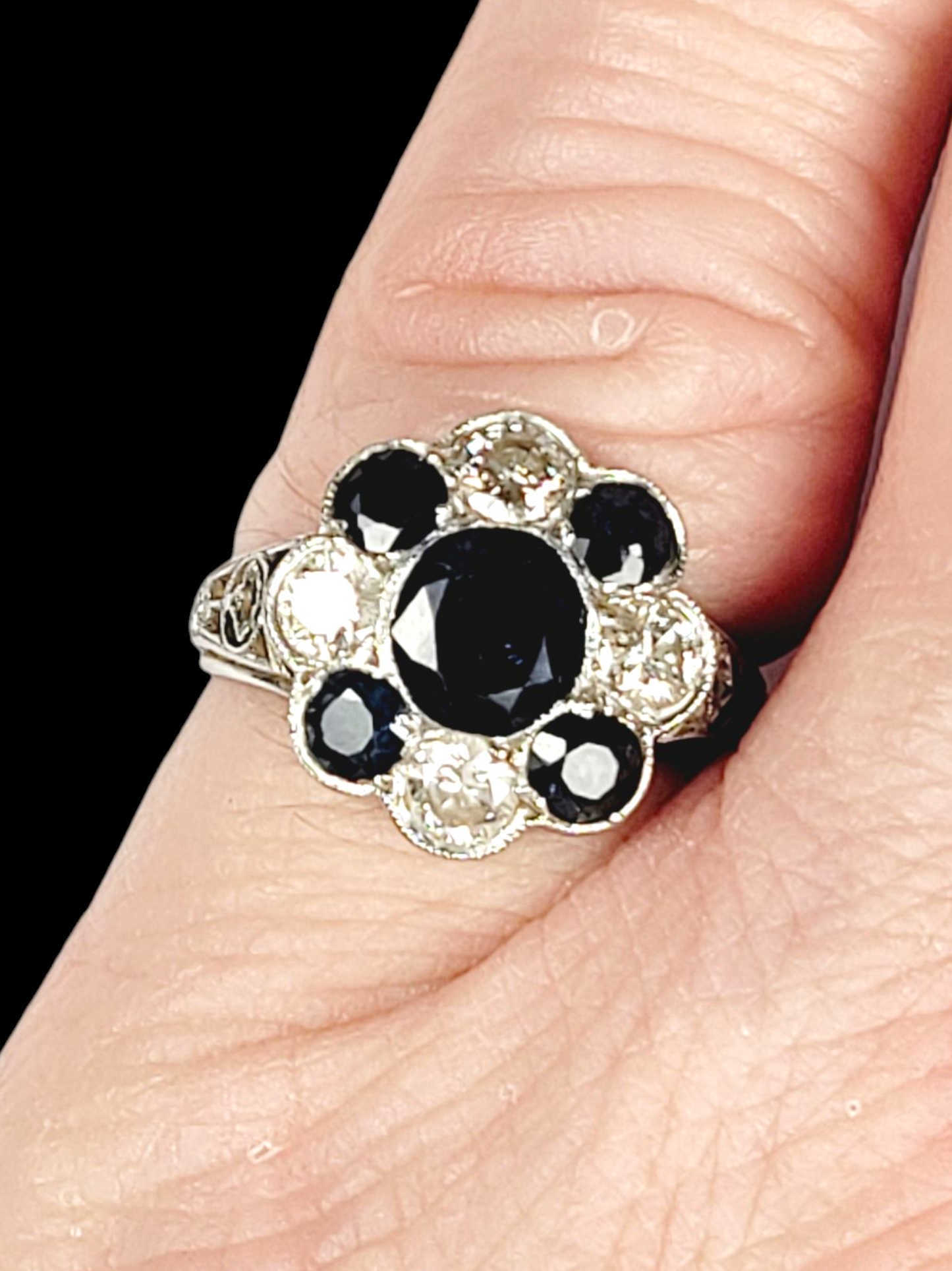 Antique Tiffany and Co. sapphire and diamond engagement ring
SKU: 7728