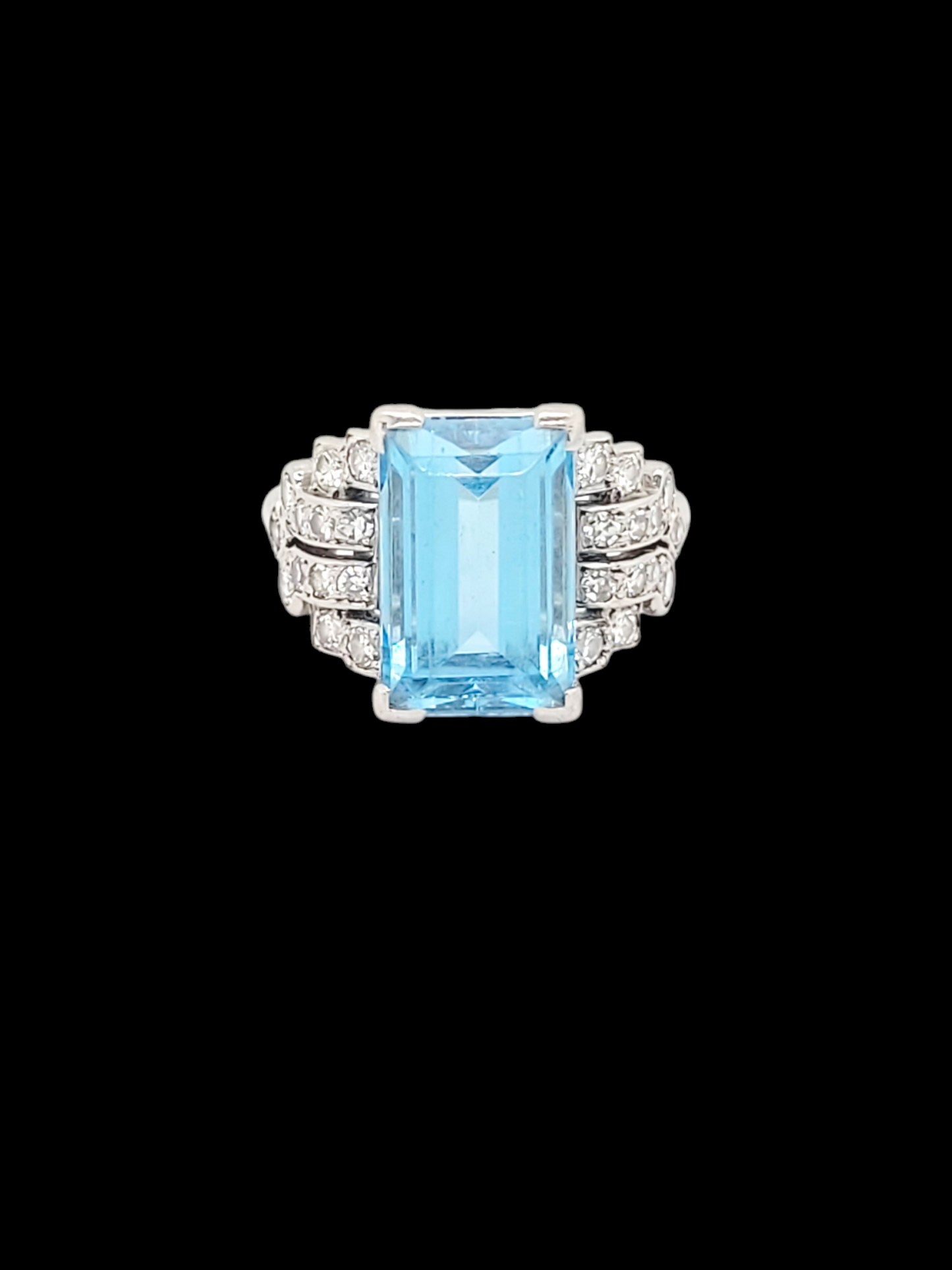 Art deco aquamarine dress ring
SKU: 7746