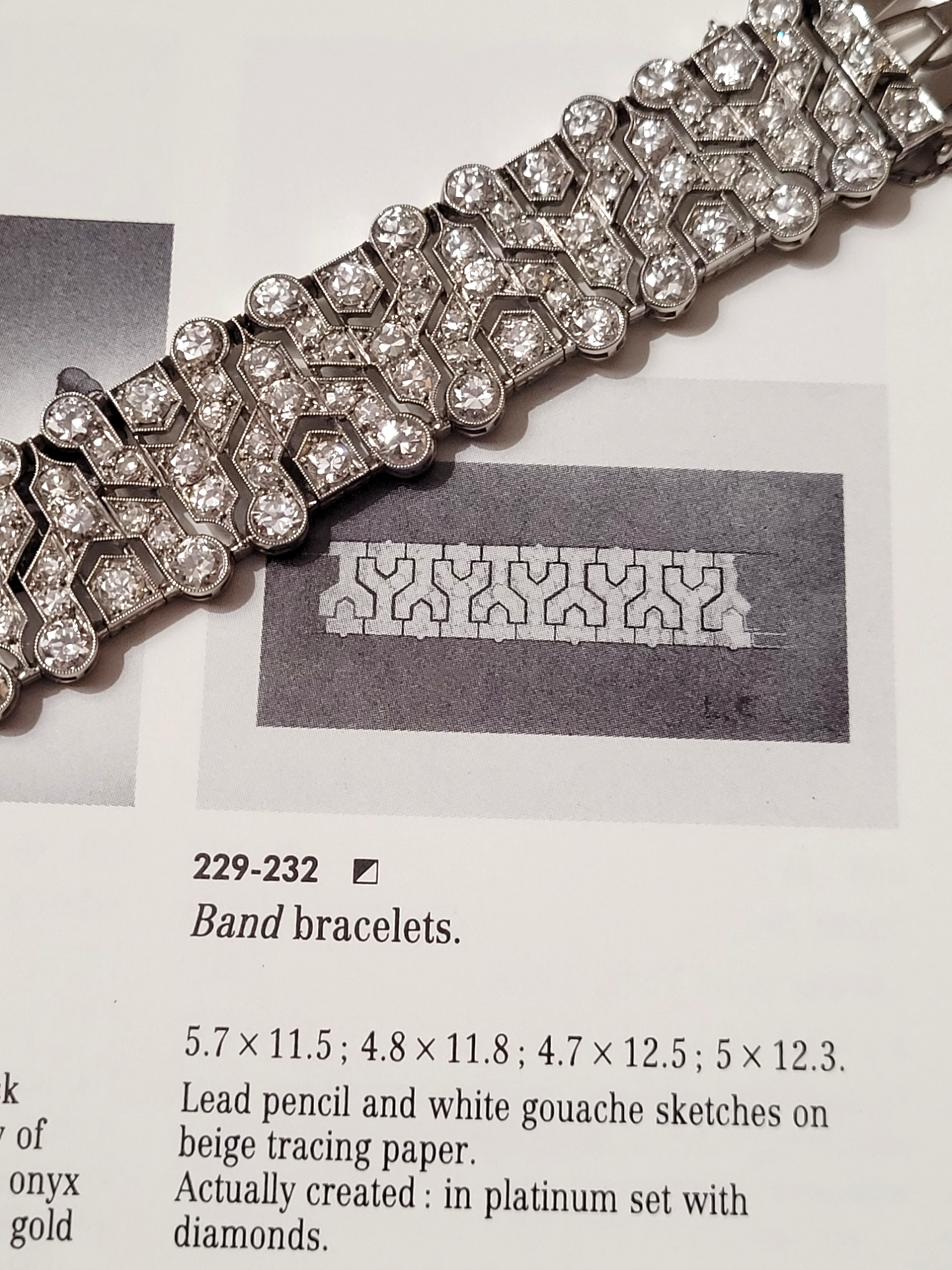 Fine Art deco diamond bracelet