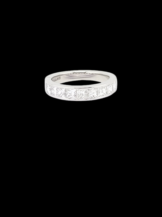 Half hoop Princess cut diamond eternity ring
SKU: 7905