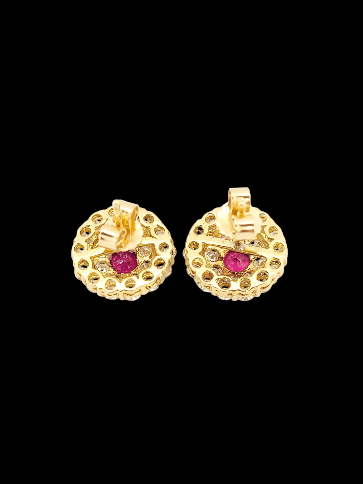 Vintage ruby and diamond cluster earrings
SKU: 7916