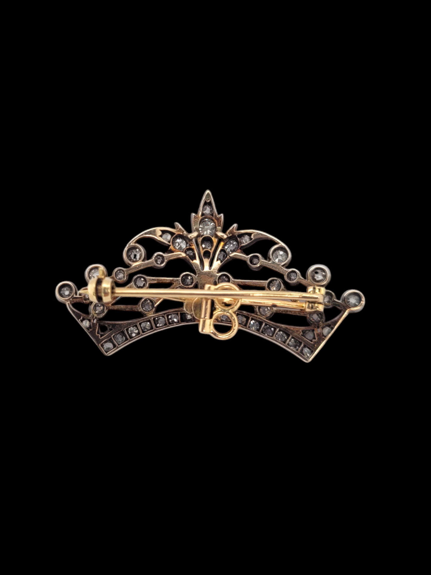 Antique diamond Tiara shaped brooch/comb
SKU: 7922