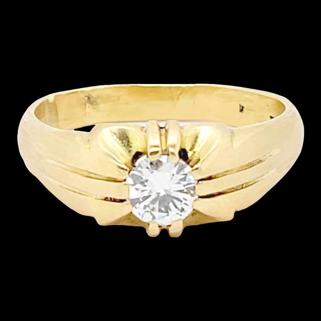 Gentleman's Diamond gypsy set ring
SKU: 6547