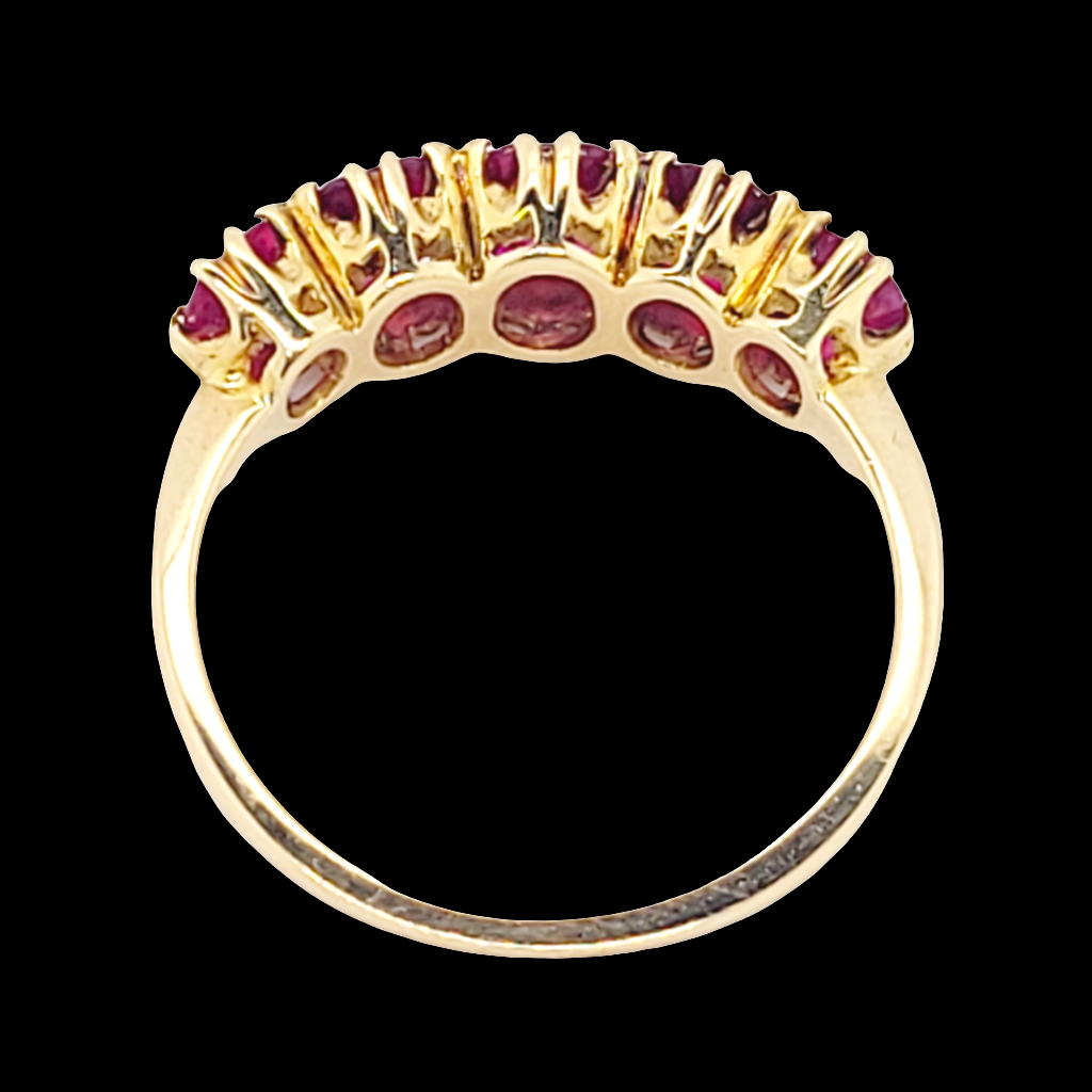 Antique gem ruby five stone ring
SKU: 6939
