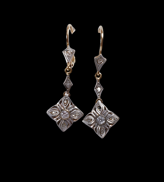 Pair of Edwardian Diamond Earrings
SKU: 3821