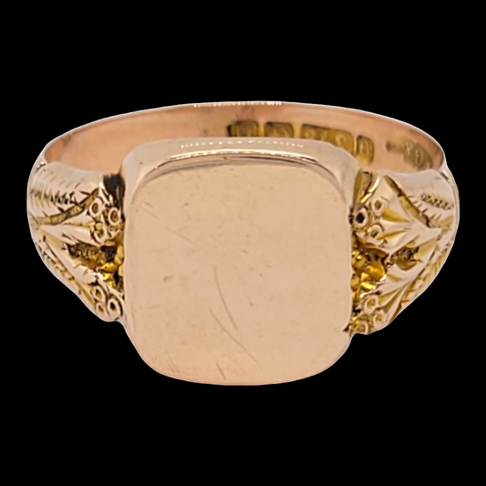 9ct gold signet ring
SKU: 6659