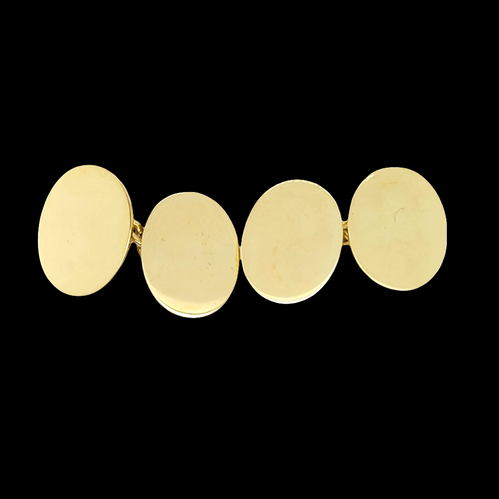 18ct gold plain cufflinks
SKU: 6998