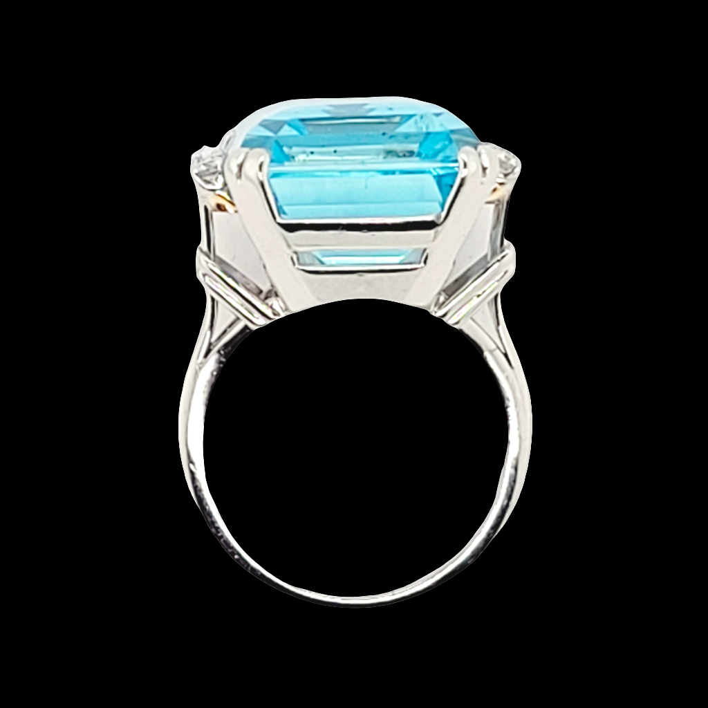 Art deco Aquamarine and diamond ring
SKU: 6323