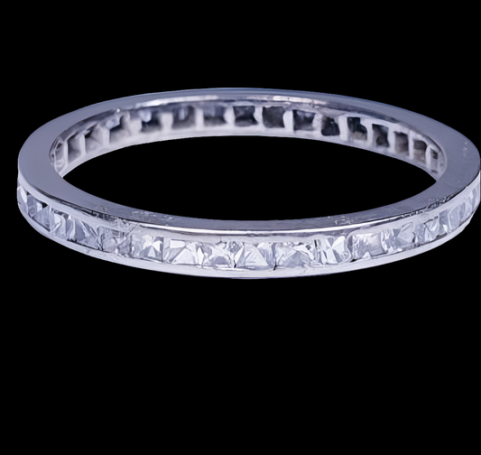 Fine square diamond eternity ring
SKU: 4393