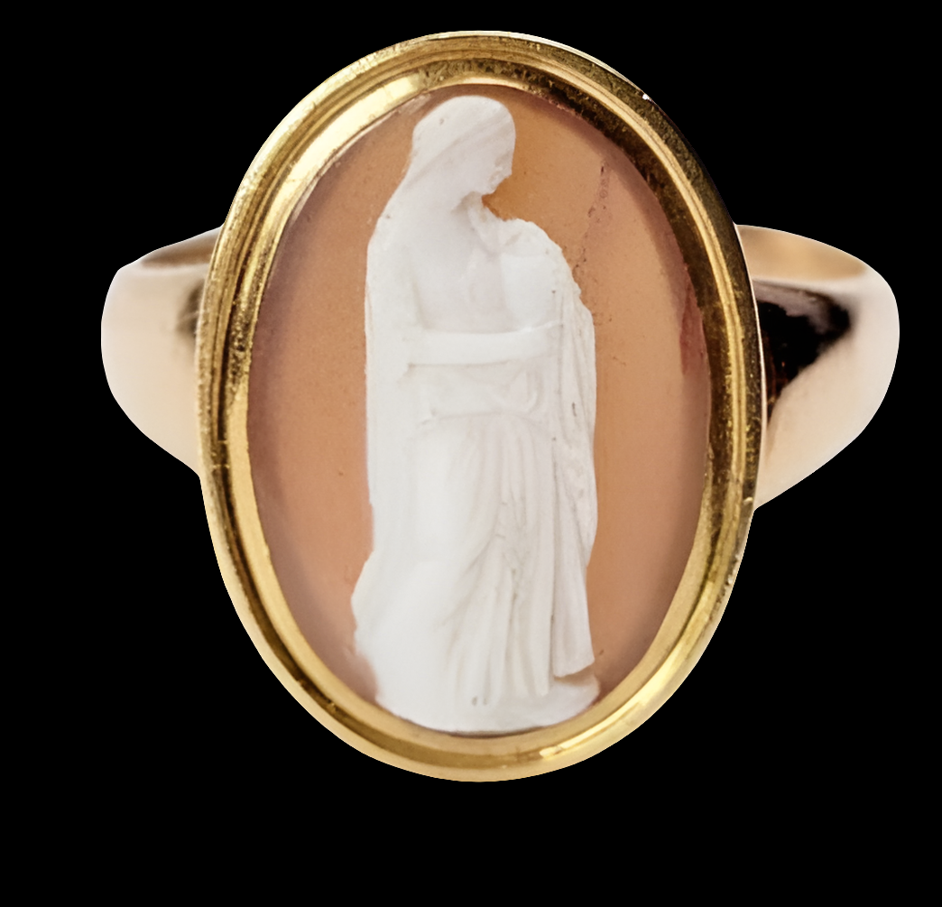 Antique hard stone cameo of Hebe
SKU: 5423