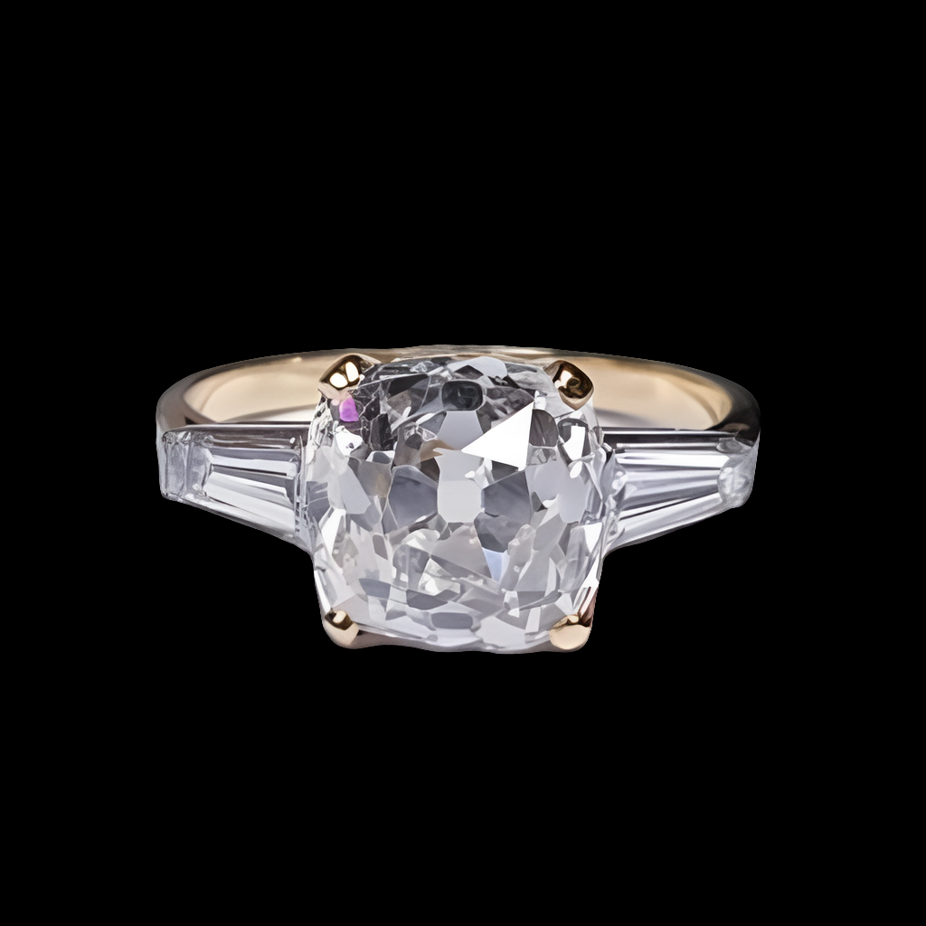 3.76ct E Colour SI1 Clarity Cushion Cut Diamond Ring
SKU: 1811