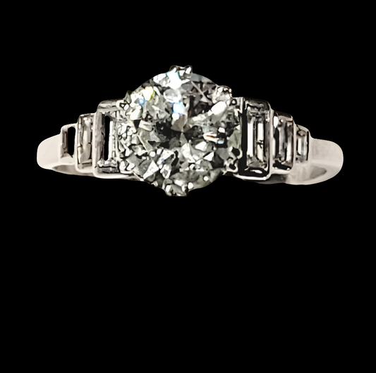 1.60ct diamond engagement ring sku 5659