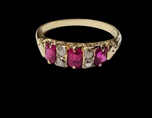 Antique gem ruby and diamond ring
SKU: 5224