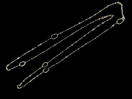 Cool long spectacle set diamond chain sku 8421