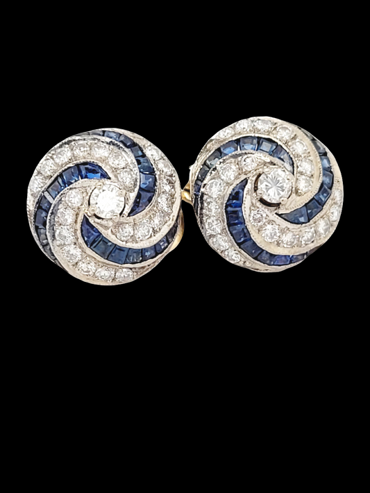 Sapphire and diamond earrings
SKU: 6925