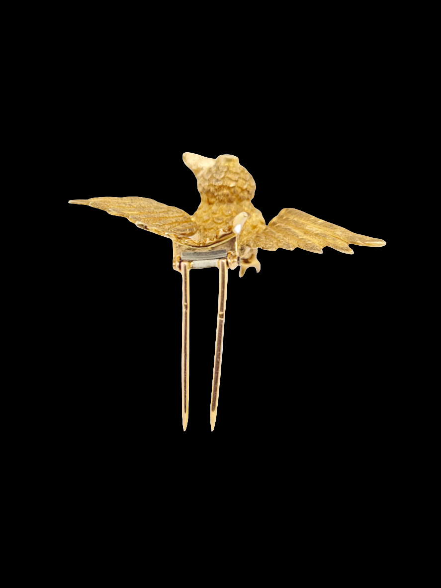 Vintage 18ct gold and diamond bird brooch
SKU: 6911