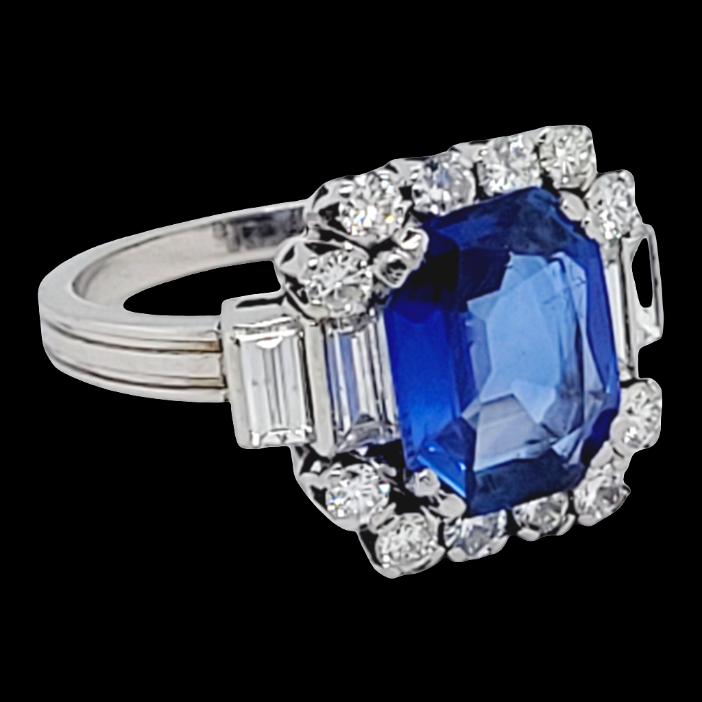 1940's art deco sapphire and diamond ring
SKU: 6670