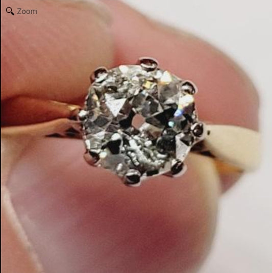Cushion cut diamond engagement ring
SKU: 5053