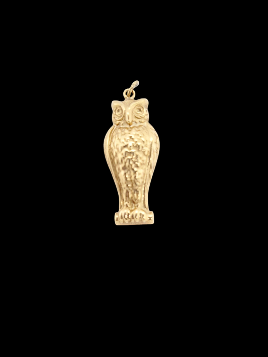 Owl gold charm
SKU: 8014