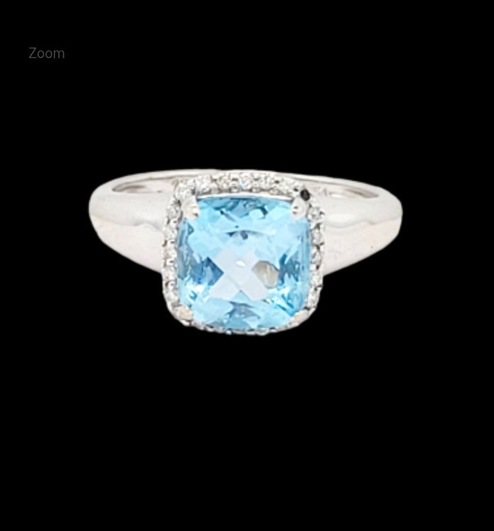 Topaz and diamond dress ring
SKU: 7367