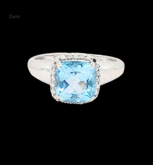 Topaz and diamond dress ring
SKU: 7367