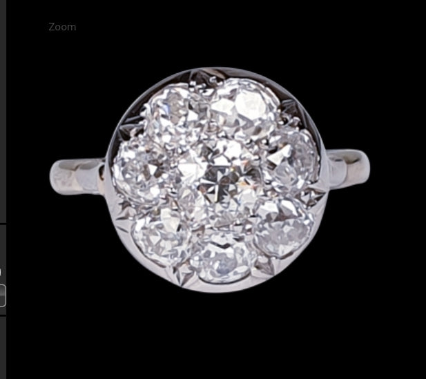 Antique Diamond Cluster Ring
SKU: 3602
