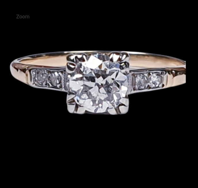 Art Deco Diamond and Gold Engagement Ring
SKU: 3402