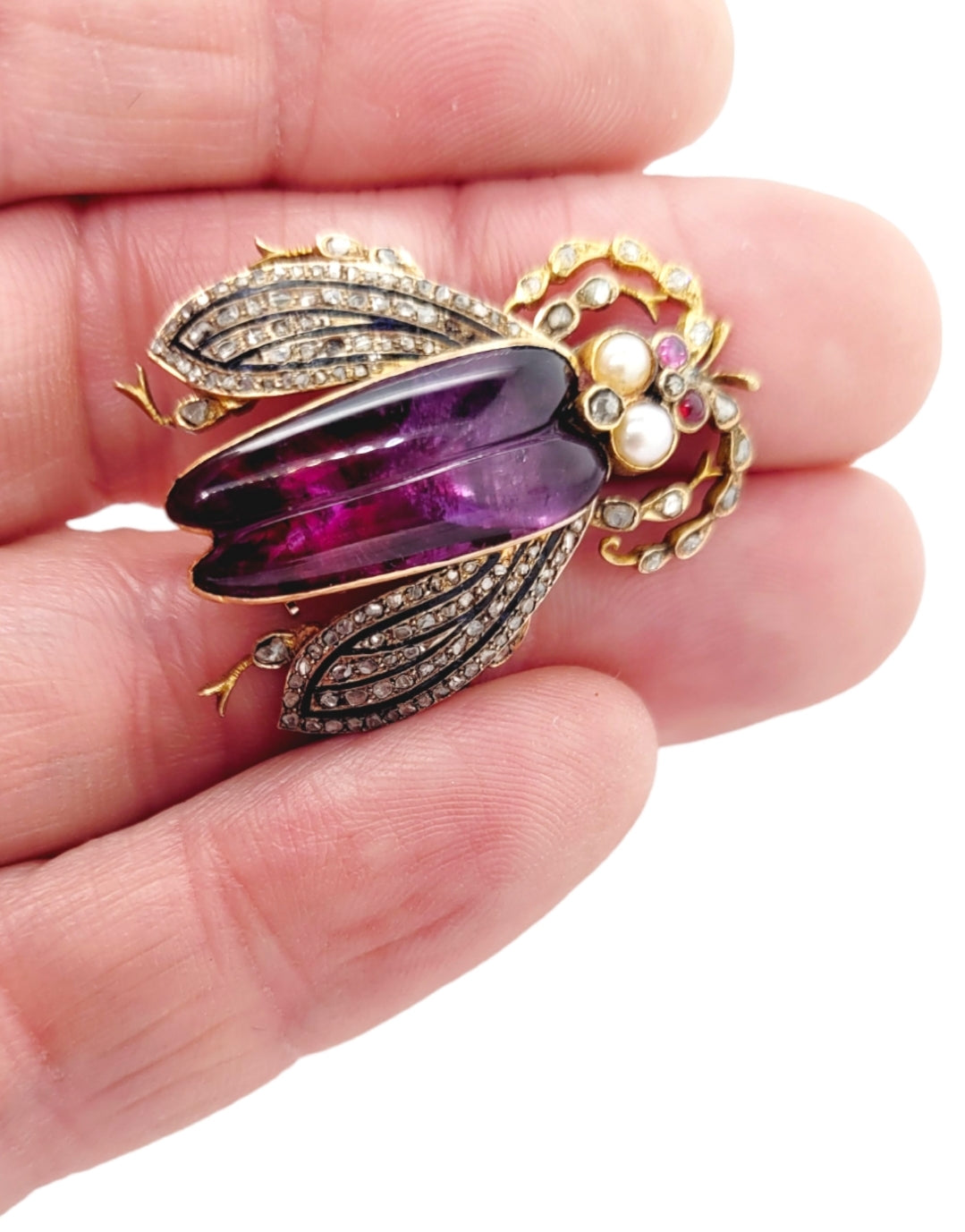 Rare and unique ugly bug brooch
SKU: 7112