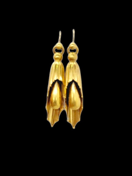 Mint 19th century Archaeological revival 18ct gold earrings
SKU: 8105