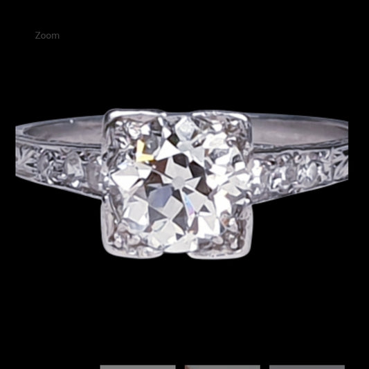 Art Deco Geometric Diamond Engagement Ring
SKU: 3016