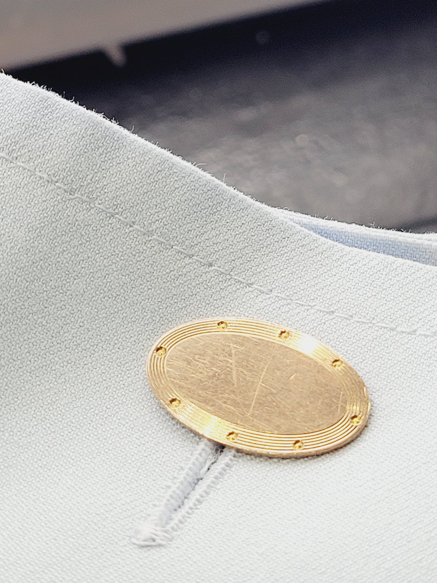 Pair of antique 9ct Rose gold oval cufflinks sku 9185
