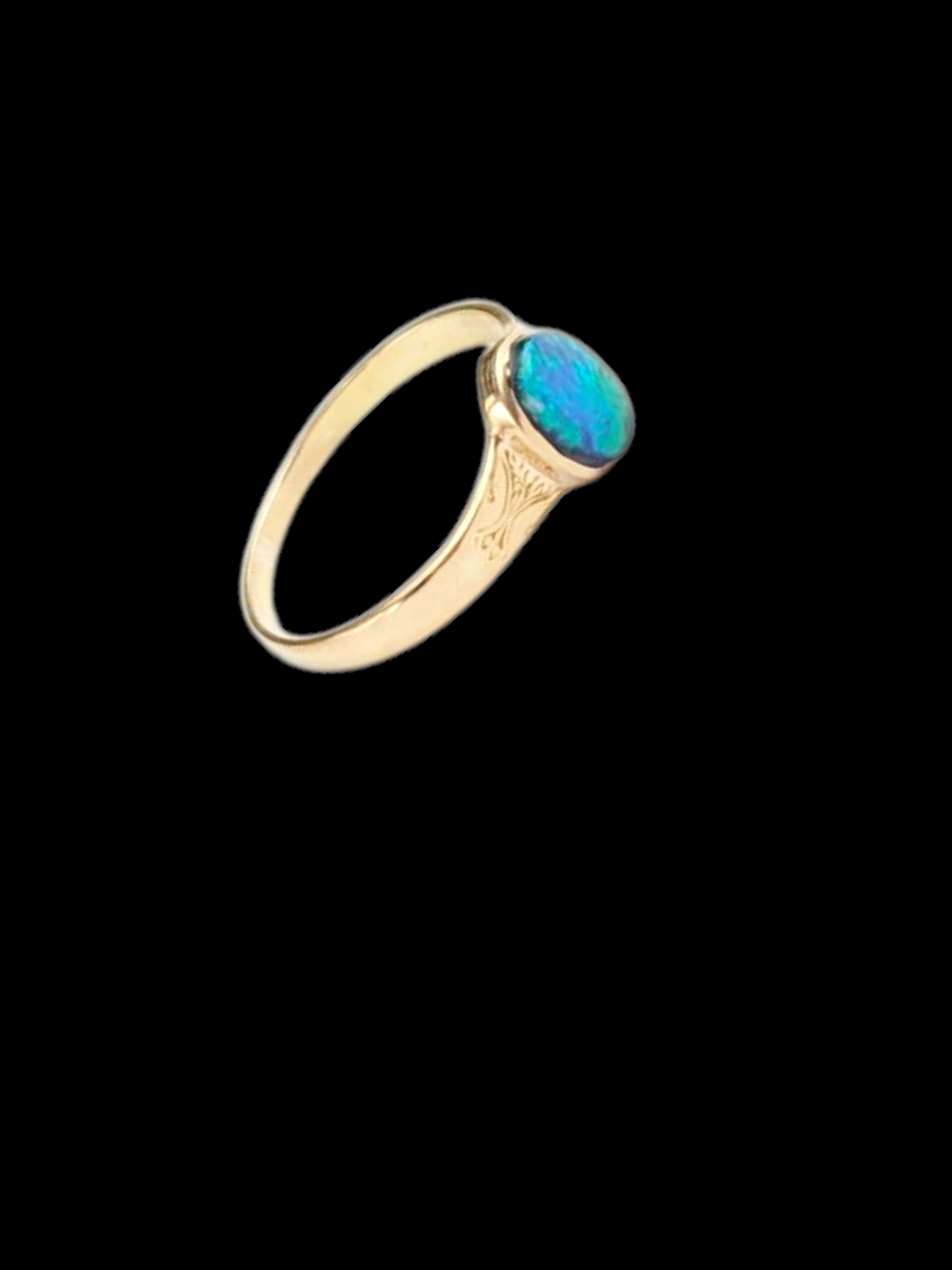 Rare black opal dress ring
SKU: 8053