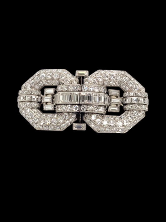 Quality art deco double clip brooch
SKU: 8020