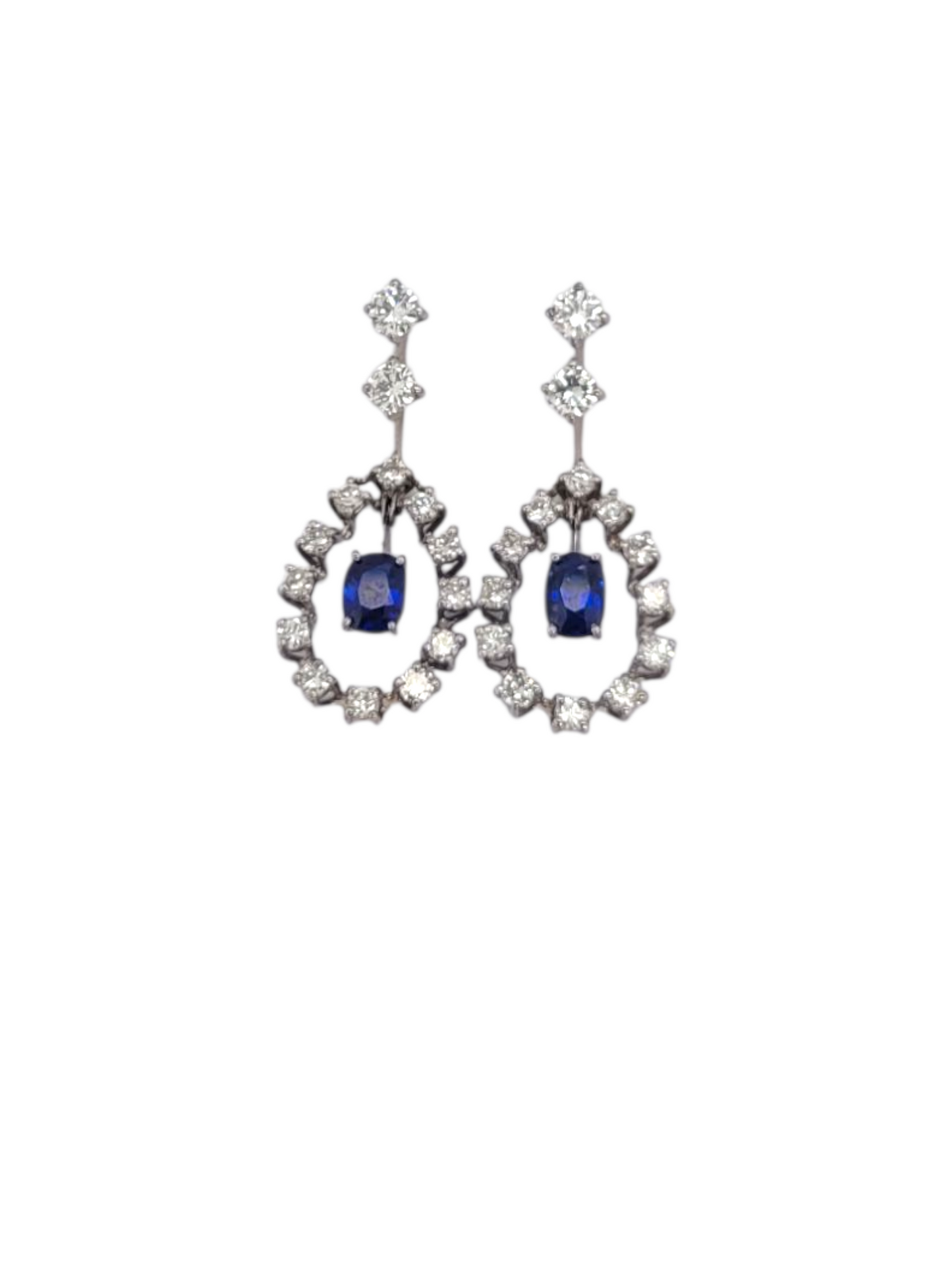 Vintage sapphire and diamond drop earrings
SKU: 8150