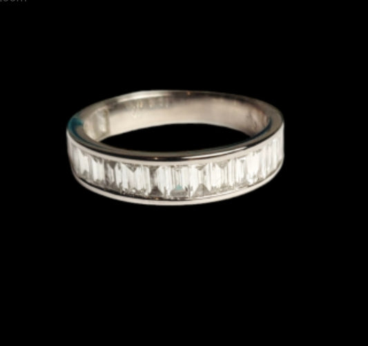 Half hoop baguette diamond ring
SKU: 7567