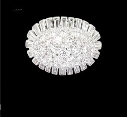 Art deco unique bombe diamond ring
SKU: 8191