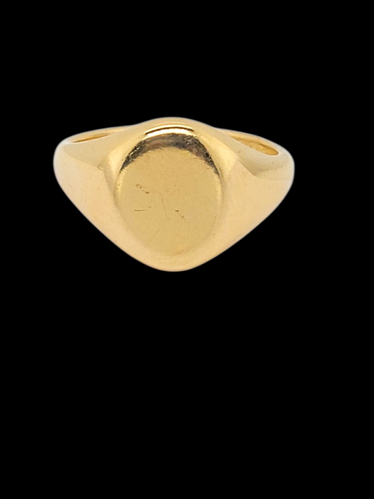 18ct gold oval signet ring
SKU: 8157