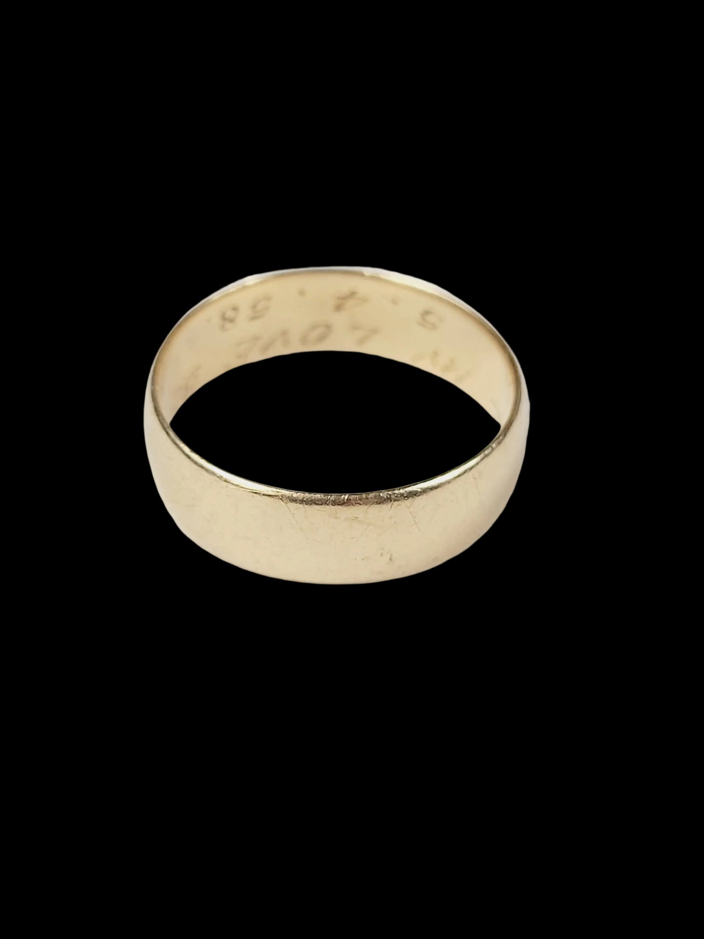18ct gold wedding band sku 8903