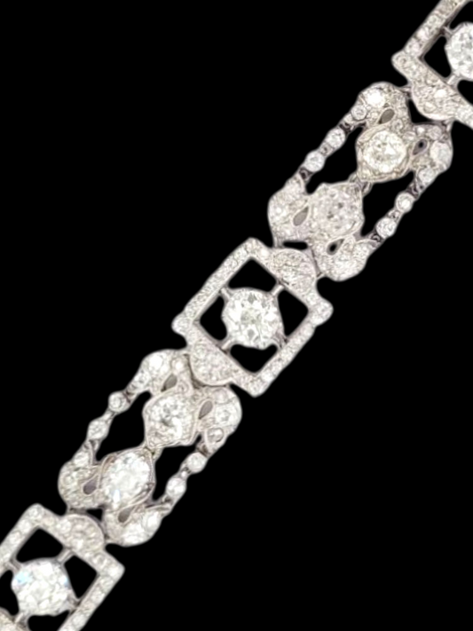Edwardian old mine cut diamond bracelet
SKU: 8115