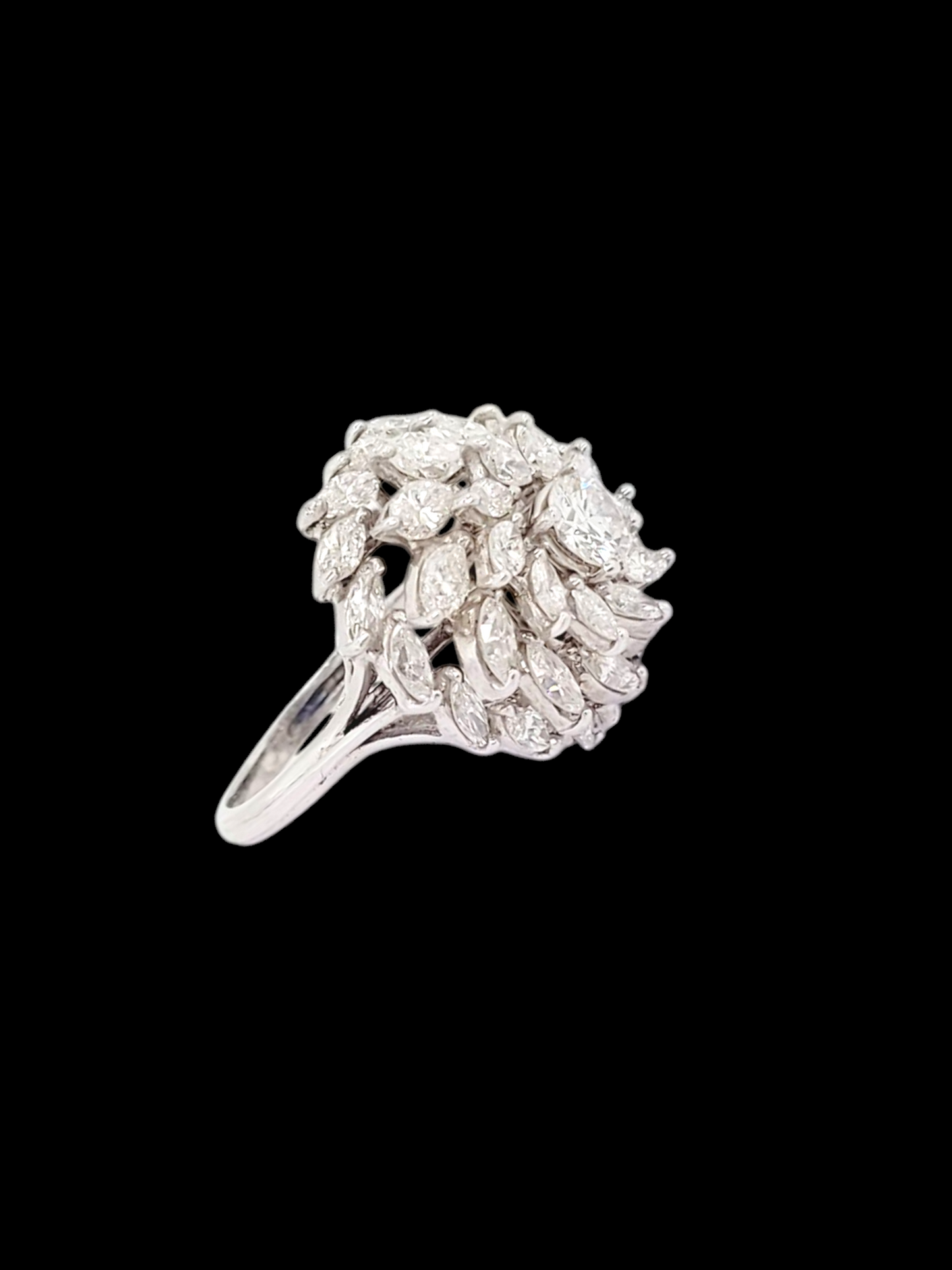 1960's Vintage marquise cut diamond cocktail ring
SKU: 7980